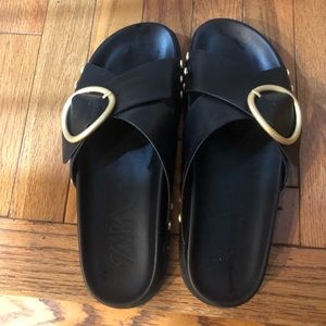 Zara studded sandals